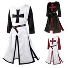 Medieval Men Tunic Royal Knight Renaissance Knight Cos Costume Warrior Crusader