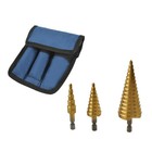 Large Hss Steel Step Cone Drill Bit Set 4-20mm 4-12mm 4-32mm Hole Cutter 3 Pack
