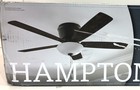 Hampton Bay Melrose 52 In  Indoor Led Hugger Bronze Dry Rated Ceiling Fan