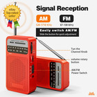 Portable Radio Am Fm With Long Range Reception Transistor Radio With Loud Speake