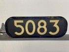 Authentic Railroad Locomotive Number Boards Sd70m Matching Pair