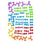 Suction Cup Building Blocks 50pc Creative Construction Stem Kids Toy Play Set