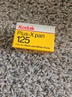 Nos Kodak Plus-x Pan 125 Black   White Negative Print Film Expired 02 2004 Vtg