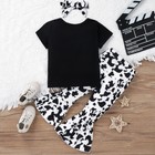 Toddler Kids Baby Girls Shorts Sleeve Flared Tops Pants Outfits Clothes Sets