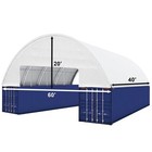 60 x40 x20  Heavy Duty Double Truss Container Storage Shelter Garage Building