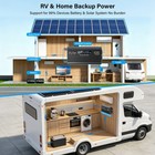 12v 24v Auto Pure Sine Wave Car Inverter 6000w Lcd Usb-c Camping Solar Power