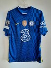 Chelsea Fc Home Shirt 2021 2022 Pulisic 10 Nike Jersey Uefa Patch