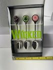 Wicked Broadway Musical 3 Set Of Teaspoons Original Merchandiser New Official