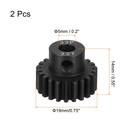 2 Pcs Rc 32p Pinion Gear 5mm Shaft  22t Motor Gears For 1 10 Rc Car