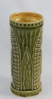 Vtg 60s 70s Omc Luau Hut Tiki Tumbler Mug Glass Green Gold Japan Otagiri