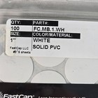 Fastcap Fc mb 1 wh 1  White Pvc Peel   Stick Round Screw Cover Caps 100 Pack Usa