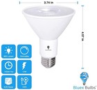 2 Pack Par30 Amber Yellow Led Bug Light Bulb Outdoor 2000k -