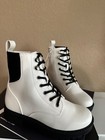 Sugar   Jade Tween Girls Combat Boots  Choose Size - Girls White Boots