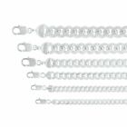  925 Sterling Silver Miami Cuban Link Chain Necklace Pendant  2mm-13mm Sz 7 -30 