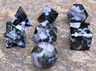 Sacred Geometry Set 7 Pcs Mystic Merlinite Indigo Gabbro  Intuition Magic 29455e