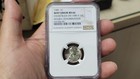 1989 Lincoln Cent 1c Struck On 1989 P Dime 10c Double Denom Mint Error Ngc Ms 66