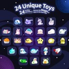 Kids Bath Bombs Set     24 Pack With Surprise Toys  Glow In The Dark  Animal Masks