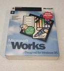   new Sealed   microsoft Works Windows 95 - Original Vintage Software
