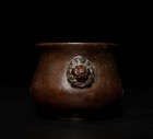 Xuande Signed Old Chinese Bronze Incense Burner Heavenly Chicken Handles Xc460
