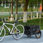 Bike Trailer Wagon With Removable Storage Box  Galvanized Bottom