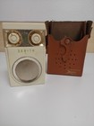 Zenith Royal 500 Transistor Radio Vintage  White Tested Not Working Parts Only