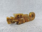 Ancient Chinese Hetian Jade Manual Sculpture Hand-carved Mythical Creatur B