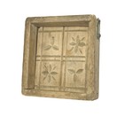 Primitive Box Butter Mold Wooden Antique Authentic