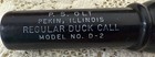 Vtg P s  Olt Model No  D-2 Regular Duck Call Pekin  Illinois Vg Condition Sound