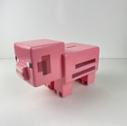 Minecraft Pink Pig Piggy Bank Brand New Ceramic Coin Saving - A Minecraft Movie