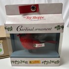 Plush Toy Steiff Toy Shoppe Exclusive Cardinal Red Crowned Bird Ornament W  Box