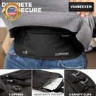 Money Belt   Passport Holder For Travel  black  - Secure Rfid Blocking Travel Wa
