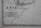 Asia  India  China  Japan  Korea  Original Antique Map  Johnston  1871
