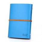  Vintage Pu Leather Cover Loose Leaf Blank Notebook Journal Diary 5 Inches Blue