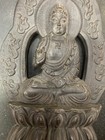 9 2 Inches Tibetan Old Wood Hand Carved  buddha  Statue     