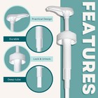 New 1 Gallon Pump Dispenser 38 400 Heavy Duty 480 case   free Shipping 