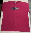 Vintage 90s Nike T-shirt Y2k Retro Hype Sz Xl Red Rare Made In Usa Single Stitch
