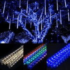 30cm 50cm Led Lights Meteor Shower Rain 8tube Xmas Tree Party Outdoor Decor Lamp