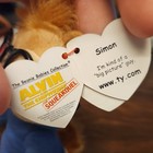 Simon And Jeanette Ty Beanie Babies Alvin   Chipmunks The Squeakquel Discontinud