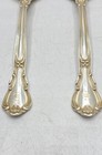 Gorham Chantilly Sterling Silver Cream Soup Spoons 2 Piece Set Monogram