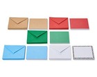  Blank Holiday Cards With Envelopes  Kraft  Red  Green And Blue Holiday Colors