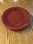Fiestaware Cinnabar Red Dinner Plates 10 5    Set Of 4