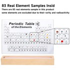 Table 83 Kinds Real Elements Inside Acrylic Periodic Table Elements Samples L