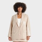 A New Day Women s Sequin Blazer Jacket Front Snap Heavyweight