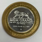  10 Mgm Grand Las Vegas  999  60 Oz Silver Round Token Gaming Shibuya