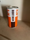 A w Root Beer Soda Flat Top 12 Oz Soda Can Prezip - Rare Can   Super Nice  