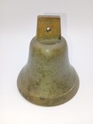 Antique Brass Bronze Bell With Original Iron Clapper  3 1 2  Ship Bell Door Bell