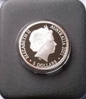 2001 Australia Federation  5 Proof Silver Hologram Coin 0 999 Cased   Coa 36 31g
