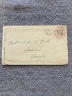 1867 Americus Ga Shield Killer Cancel Postal Cover Fancy