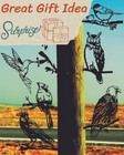 Metal Wall Art Statues bigfoot Peeking sasquatch big Foot garden Stake tree S   