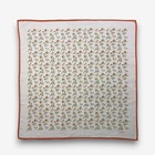 Vintage Ined Yohji Yamamoto Handkerchief Scarf Floral Neckerchief Square 18x18